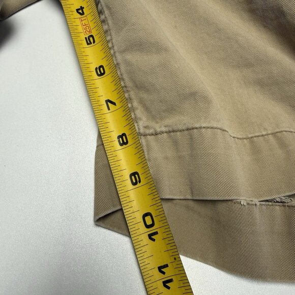 Vintage Polo Ralph Lauren Cargo Shirt Mens 34 (32x9.5) Beige - Picture 8 of 9